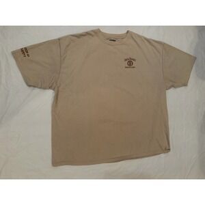 Jack Daniel Distillery Shirt Men's XXXL Tan Short Sleeve Zorrel Brand